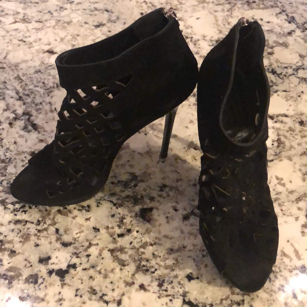 Authentic Alexander McQueen cage booties